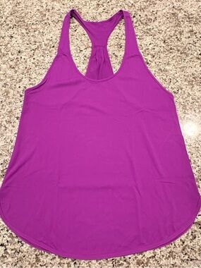 Purple Racerback Tank Top